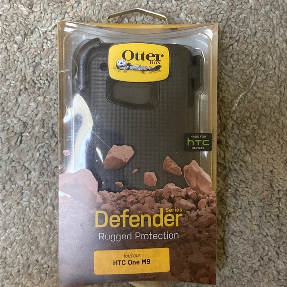 OTTERBOX DEFENDER SERIES Case for HTC One M9 Black (Black/Black) Otter Defender - Picture 10 of 10